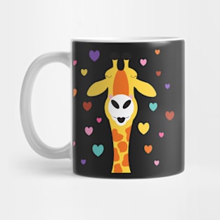 giraffe kisses Mug